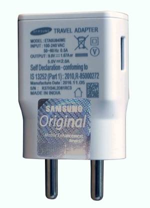 samsung eta0u84iwe 5v 2 0a or 9v 1 67a oem fast charge made in india 5v 2 0a or 9v 1 67a mobile charger with detachable cable