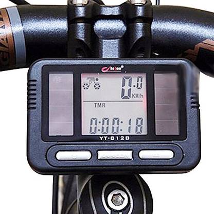 Futaba 23 Function Solar Power LCD Back light Bicycle Digital Speedometer Indian Universal For Bike Futaba Bike Spare Parts