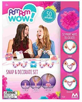 dom lol deltage Maya Toys Pom Pom Wow! - Snap & Decorate Set - Pom Pom Wow! - Snap &  Decorate Set . shop for Maya Toys products in India. | Flipkart.com