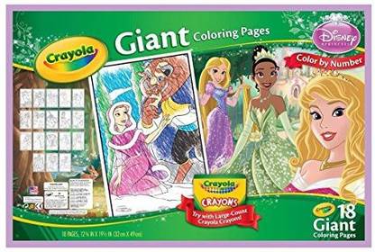CRAYOLA Disney Princess Giant Coloring Pages - Disney ...