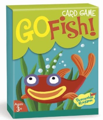 52 Cards with Box Peaceable Kingdom Alphabet Go Fish Letter Matching Card Game 