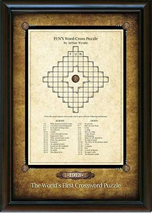 American Coin Treasures World'S First Crossword Puzzle ...