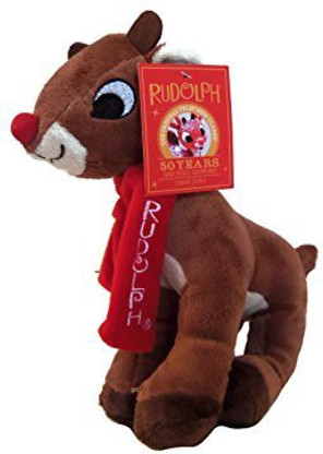 rudolph the red nosed reindeer stuffed toy