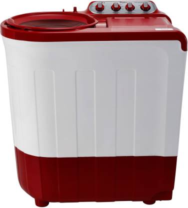 Whirlpool 7.5 kg 5 Star, Supersoak Technology Semi Automatic Top Load Red