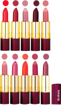 RYTHMX Matte Lipstick Set Of 10 Pcs