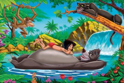 MY HOME]book mowgli disney Poster(POSTER SIZE 30cm X 45cm) Paper Print -  Decorative posters in India - Buy art, film, design, movie, music, nature  and educational paintings/wallpapers at 