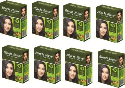 black rose Kali Mehandi (Pack of 8) - Price in India, Buy black rose Kali  Mehandi (Pack of 8) Online In India, Reviews, Ratings & Features |  