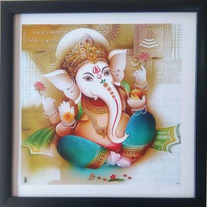 Art collection Lord Ganesha / Shri Ganesh Ink 13 inch x 13 inch Painting  Price in India - Buy Art collection Lord Ganesha / Shri Ganesh Ink 13 inch  x 13 inch Painting online at 