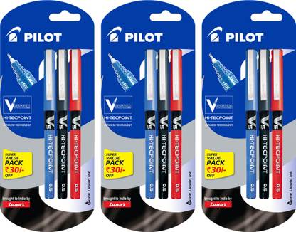 pilot v5 roller ball pen