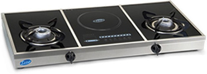 gas burner with induction