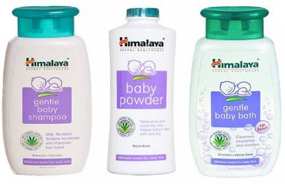 Himalaya Herbals Baby Shampoo Baby Bubble Bath Baby Powder Buy Baby Care Combo In India Flipkart Com
