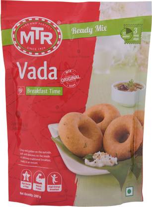 Mtr Instant Vada Mix 200 G Price In India Buy Mtr Instant Vada Mix 200 G Online At Flipkart Com Gits medu vada mix 200g & 500g packs. mtr instant vada mix 200 g
