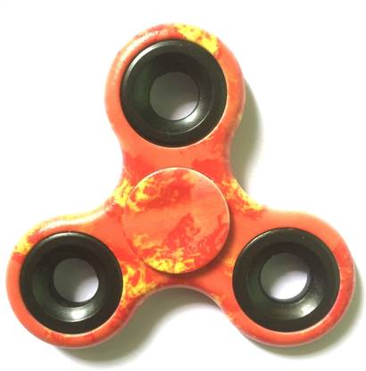 Tiny's World Best Quality Turboroocer Fidget Spinner Orange ...