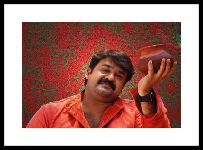 Myimage Mohanlal Digital Printing on Cloth Framed Poster ( inch x   inch) Paper Print - Personalities posters in India - Buy art, film, design,  movie, music, nature and educational paintings/wallpapers at 