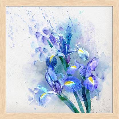 Artzfolio Watercolor Floral Artwork Framed Wall Art Painting Print Canvas 12 Inch X 12 Inch Painting Price In India - Buy Artzfolio Watercolor Floral Artwork Framed Wall Art Painting Print Canvas 12