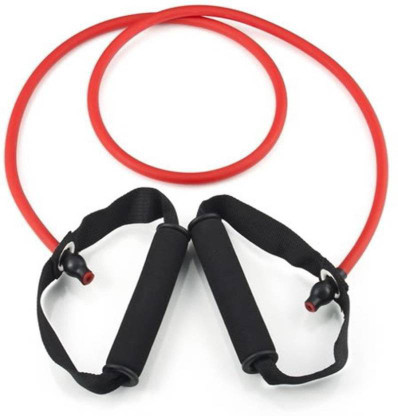 latex tube exerciser with d handles