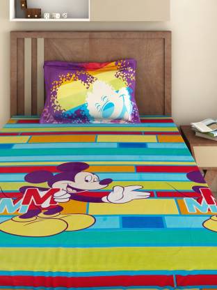 Bombay Dyeing 180 TC Cotton Single Cartoon Flat Bedsheet - Buy Bombay  Dyeing 180 TC Cotton Single Cartoon Flat Bedsheet Online at Best Price in  India 