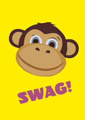 Swag Monkey Humor Poster 12 X 18 Inch Paper Print Humor Posters In India Buy Art Film Design Movie Music Nature And Educational Paintings Wallpapers At Flipkart Com