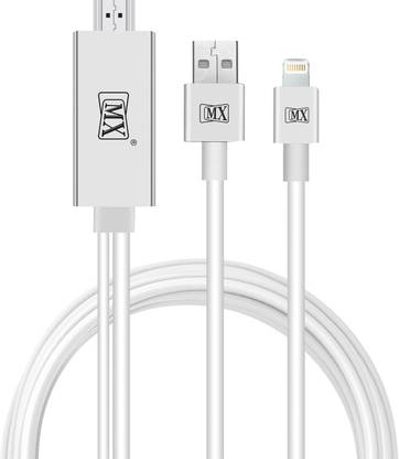 mx lightning 8 pin to hdmi 1080p cable usb plug play digital av adapter for connecting iphone 7 7 plus 6 and 6plus ipad ipod to tv lcd 2 1 a 2