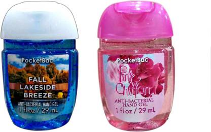 bath and body works pink chiffon hand sanitizer