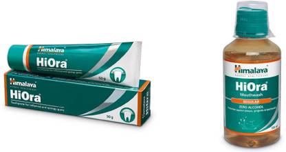 images Hiora K Toothpaste Price himalaya herbals herbal toothpaste for inflamed and spongy gums 50 g with hiora regular mouthwash
