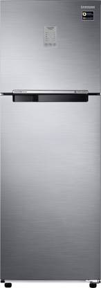 Samsung 345 L Frost Free Double Door 3 Star Refrigerator Elegant Inox, RT37M3743S8 Samsung Refrigerators