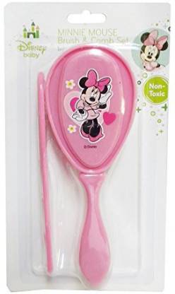 DISNEY Baby Minnie Mouse Hair Brush & Comb Set (Pink) - Price in India, Buy  DISNEY Baby Minnie Mouse Hair Brush & Comb Set (Pink) Online In India,  Reviews, Ratings & Features |