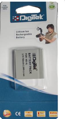 digitek nb 4l replacement battery for canon camera lithium ion