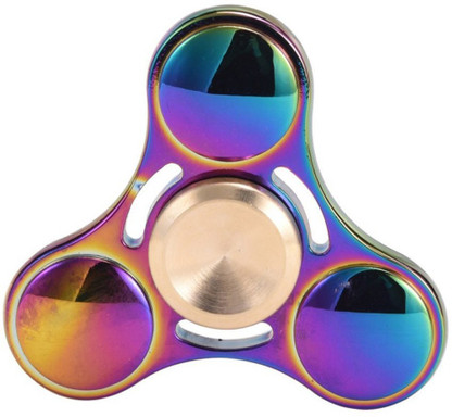 fidget spinner metal rainbow