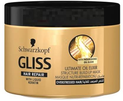 Schwarzkopf Gliss Ultimate Oil Elixir Structure-Build Up Treatment Hair Mask  With Liquid Keratin - Price in India, Buy Schwarzkopf Gliss Ultimate Oil  Elixir Structure-Build Up Treatment Hair Mask With Liquid Keratin Online