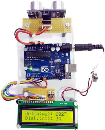 LogicInside Arduino UNO Based Portable Ultrasonic Distance Measurement ...