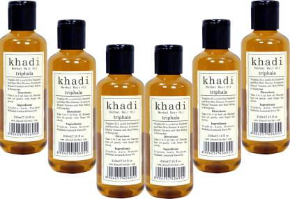 Khadi Herbal Triphala Herbal Hair Oil - Price in India, Buy Khadi Herbal  Triphala Herbal Hair Oil Online In India, Reviews, Ratings & Features |  