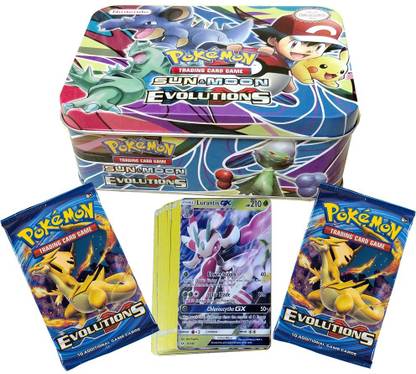 Ancientkart Pokemon Cards Sun Moon Evolutions Big Tin With Two Booster Packs Pokemon Cards Sun Moon Evolutions Big Tin With Two Booster Packs Shop For Ancientkart Products In