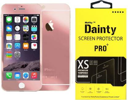 dainty tempered glass guard for apple iphone 7 4 7 inch matte rose gold front and back