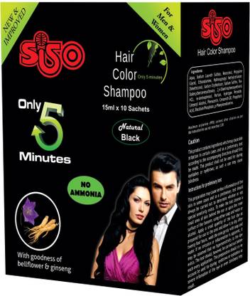 SISO hair colour shampoo - 15ml (Pack of 20) , Black - Price in India, Buy SISO hair colour shampoo - 15ml (Pack of 20) , Black Online In India, Reviews, Ratings & Features SISO hair colour shampoo - 15ml (Pack of 20) , Black - Price in India, Buy SISO hair colour shampoo - 15ml (Pack of 20) , Black Online In India, Reviews, Ratings & Features