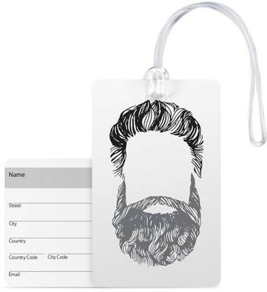 Printable Luggage Tags Black And White