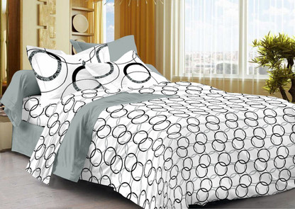 double bedsheet with 2 pillow covers