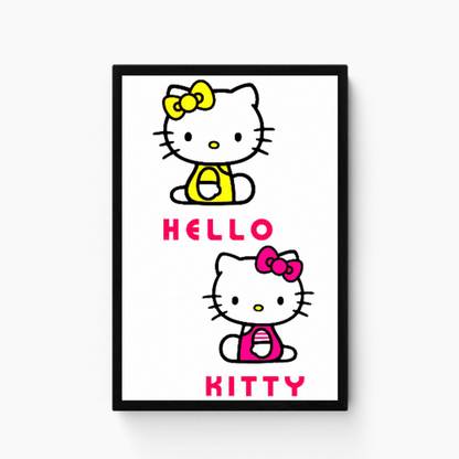 cute hello kitty sketch paper print decorative posters in india buy art film design movie music nature and educational paintings wallpapers at flipkart com