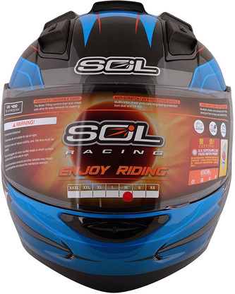 SOL INFINITY BLACK-BLUE Motorbike 