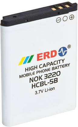 erd mobile battery for nokia g five nok 3220 n80 n90 3230 5140 5140i 5200 5500 6020 6021 6060 6360 g five c1 bl 5b price in india buy erd mobile battery for