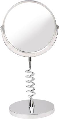 Fantasy Mirror Stainless Steel Spring, Vanity Mirror With Stand