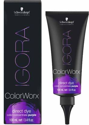 Schwarzkopf Igora ColorWorx Direct Dye Purple , Purple - Price in India,  Buy Schwarzkopf Igora ColorWorx Direct Dye Purple , Purple Online In India,  Reviews, Ratings & Features 
