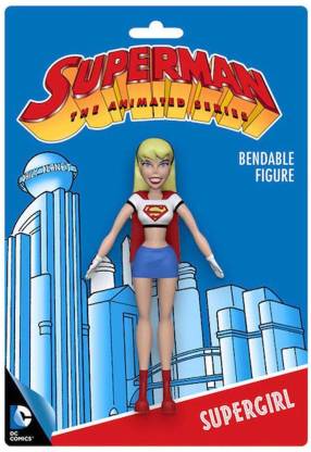ENTERTAINMENTSTORE Superman The Animated Series Supergirl Bendable Action  Figure - Superman The Animated Series Supergirl Bendable Action Figure .  Buy Superman The Animated Series Supergirl Bendable Action Figure toys in  India. shop