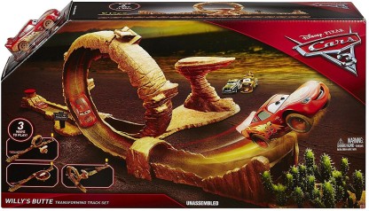 cars pixar toys track