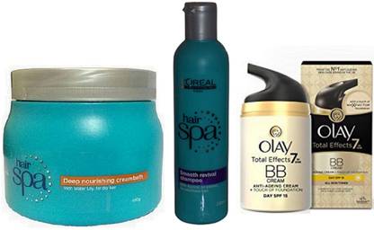 L'Oréal Paris Professionnel Deep Nourishing Hair Spa & Smooth Revival Shampoo With Olay Total Effects 7 In One BB Cream Price in India - Buy L'Oréal Paris Professionnel Deep Nourishing Hair Spa L'Oréal Paris Professionnel Deep Nourishing Hair Spa & Smooth Revival Shampoo With Olay Total Effects 7 In One BB Cream Price in India - Buy L'Oréal Paris Professionnel Deep Nourishing Hair Spa
