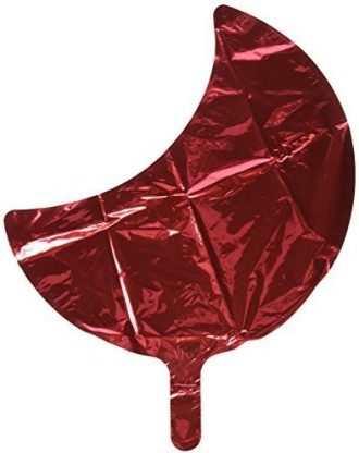 17 Anagram International Crescent Foil-Flat-Balloon Red