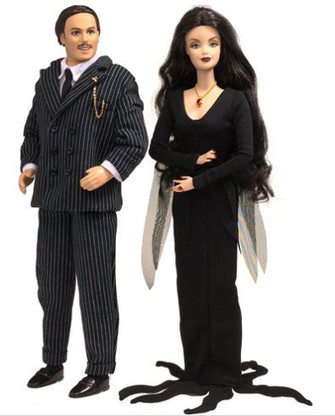 Morticia addams barbie clearance
