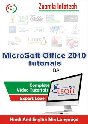 Lsoit Ms Office 10 Internet And Emails Excel Word Powerpoint Video Tutorials In Hindi Total 117 Lectures And Total Duration 21 Hours Lsoit Flipkart Com