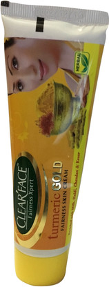 clear face turmeric gold cream
