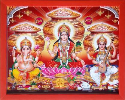 Art Collection Laxmi Ji Ganesh Ji Saraswati Ji Ink 9 6 Inch X 12 Inch Painting Price In India Buy Art Collection Laxmi Ji Ganesh Ji Saraswati Ji Ink 9 6 Inch X Maa saraswati ji , maa lakshmi ji and lord ganesha ji. inr